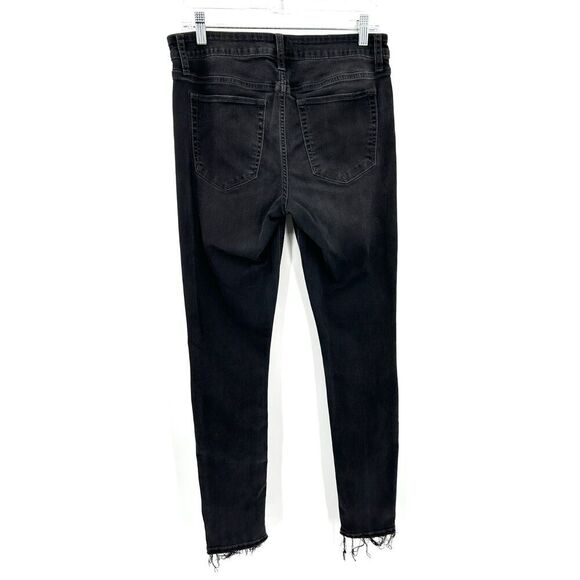 JOE'S JEANS Women's Black Wash Flawless The Icon Mid Rise Skinny Jeans Size 30 - Picture 2 of 8